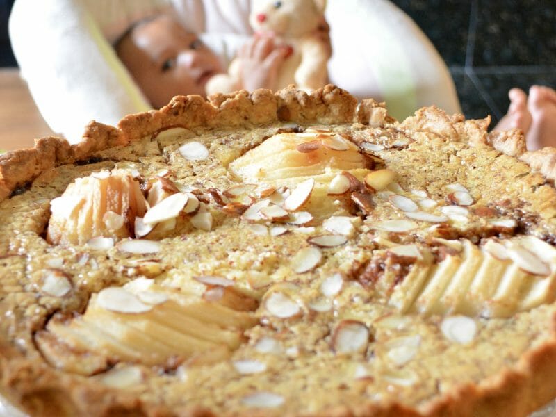 Cliquez pour zoomer ! Tarte poires et chocolat Thermomix par marie_oyegun