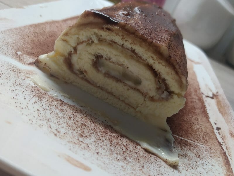 Cliquez pour zoomer ! Bûche Tiramisu Thermomix par Nakana