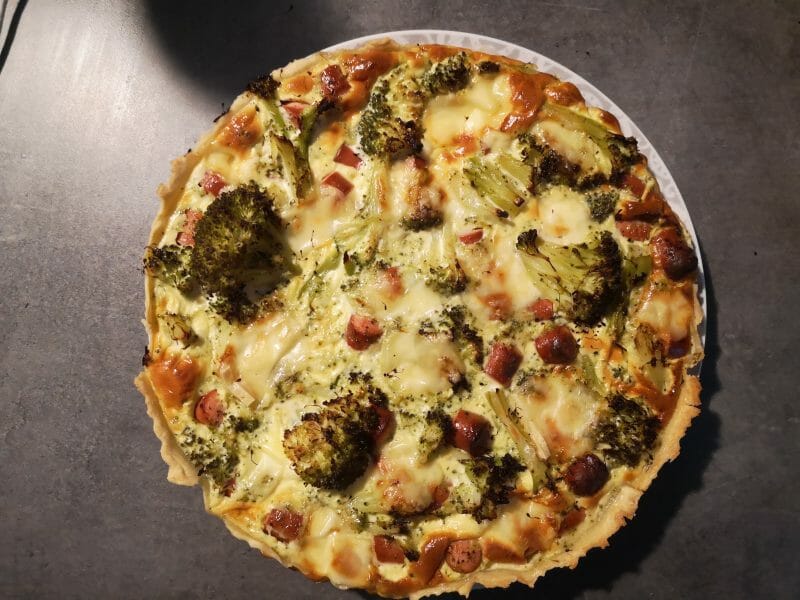 Cliquez pour zoomer ! Quiche au brocoli et jambon Thermomix par Lise