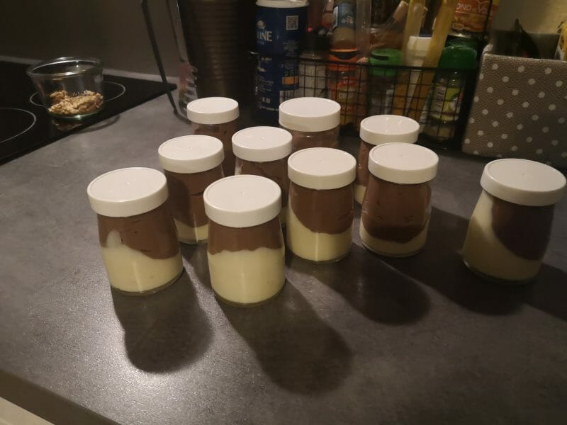 Cliquez pour zoomer ! Crème dessert au deux saveurs Thermomix par Lise