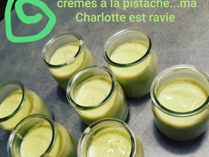 Cliquez pour zoomer ! Crème dessert à la pistache Thermomix par Celpaucha