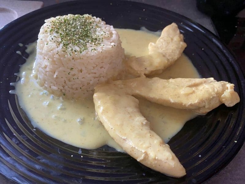Cliquez pour zoomer ! Blancs de poulet sauce moutarde et curry Thermomix par cecilia_49