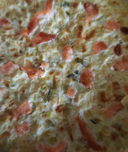 Cliquez pour zoomer ! Quiche Poireaux et Saumon Thermomix par Chris37