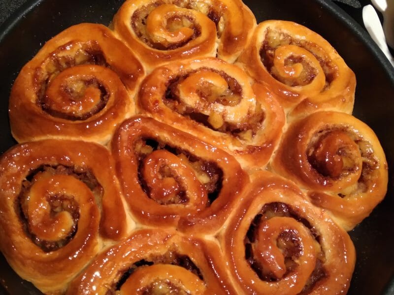 Cliquez pour zoomer ! Roulés aux pommes et à la cannelle Thermomix par nalili
