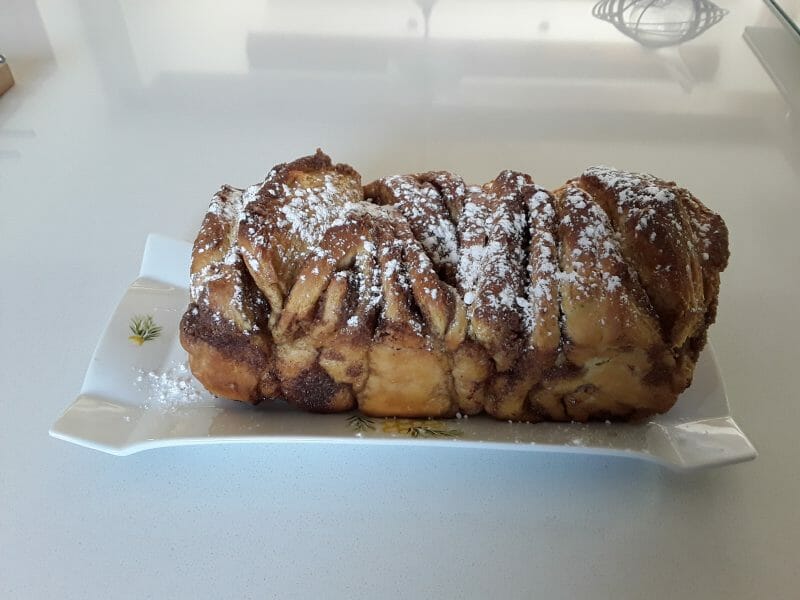 Cliquez pour zoomer ! Brioche à effeuiller à la cannelle Thermomix par toutoune30