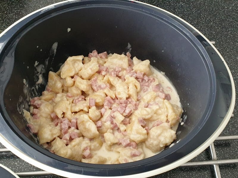 Cliquez pour zoomer ! Knepps à la crème et aux lardons Thermomix par Isabella1983