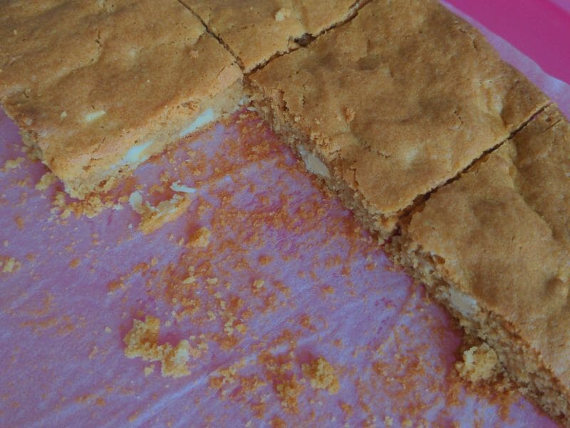 Cliquez pour zoomer ! Carrés spéculoos et chocolat blanc Thermomix par Wendy PG