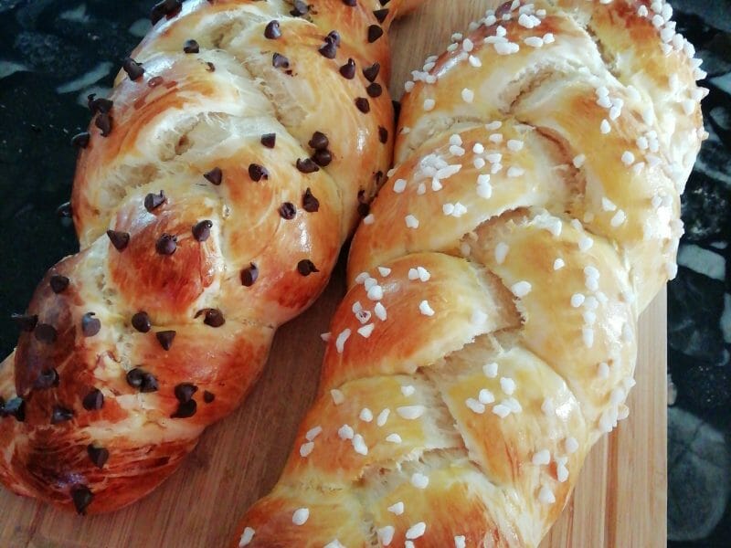 Cliquez pour zoomer ! Brioche tressée à la mie filante Thermomix par pepette1808