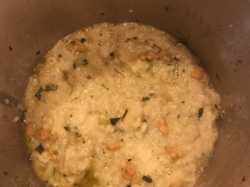Cliquez pour zoomer ! Risotto courgettes et crevettes Thermomix par Carole.B