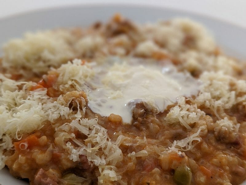 Cliquez pour zoomer ! Risotto à la bolognaise Thermomix par jane0770