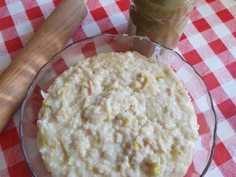 Cliquez pour zoomer ! Risotto poireaux et lardons Thermomix par sisi_5