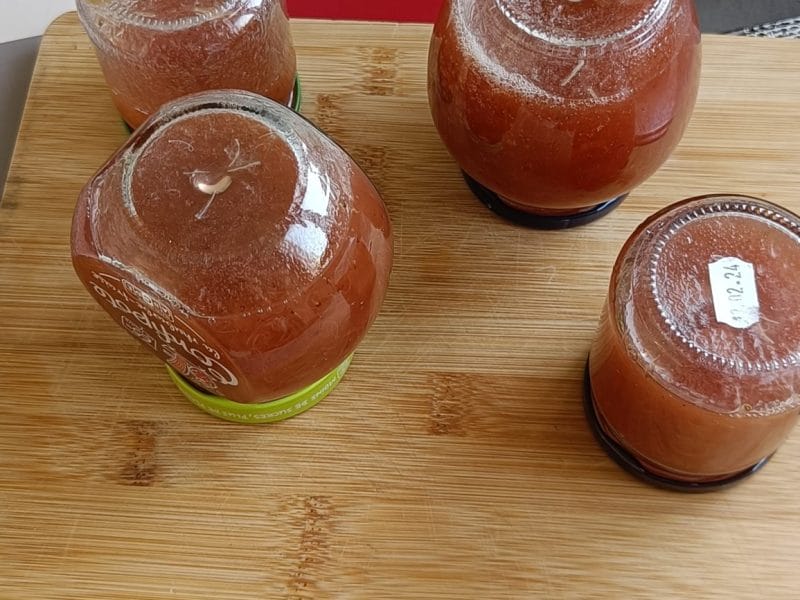 Cliquez pour zoomer ! Confiture fraise rhubarbe Thermomix par coco054