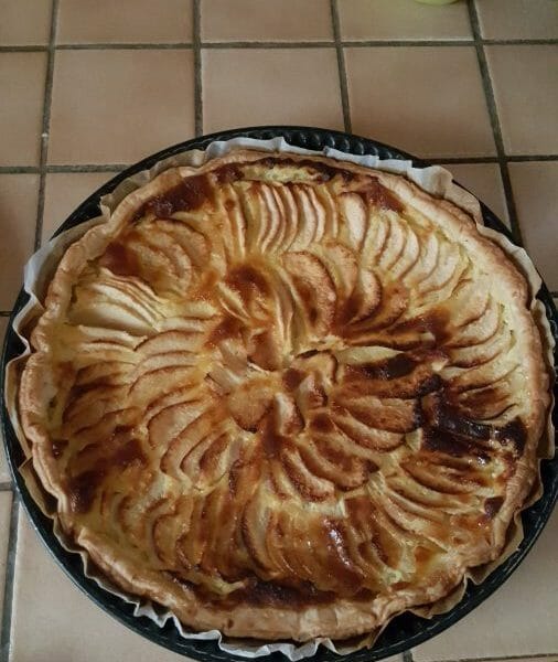 Cliquez pour zoomer ! Tarte normande aux pommes Thermomix par Roxy45