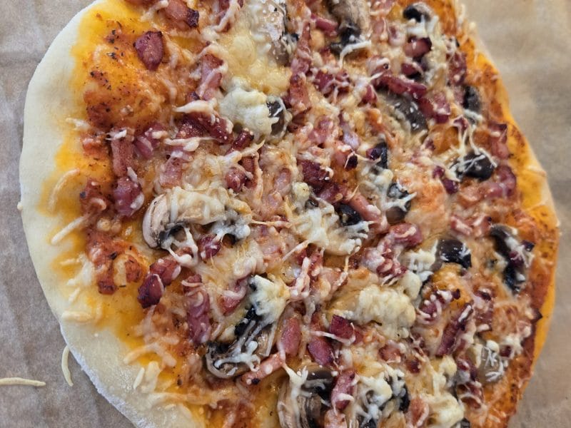 Cliquez pour zoomer ! Pizza Reine Thermomix par nanoutchette