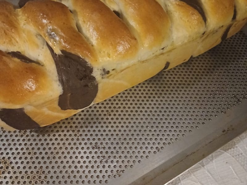 Cliquez pour zoomer ! Brioche marbrée Thermomix par fafa50500