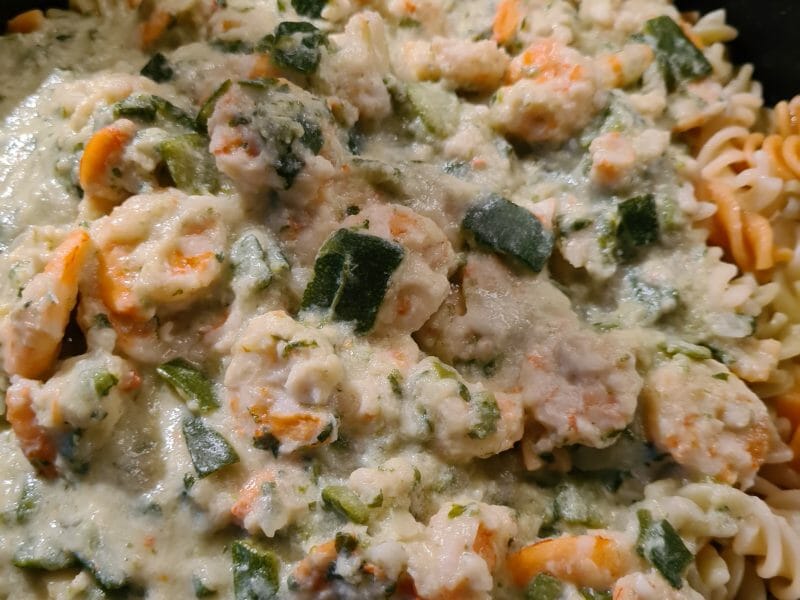 Cliquez pour zoomer ! Farfalle à la crème de courgettes Thermomix par ani_2