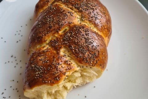 Cliquez pour zoomer ! Brioche tressée à la mie filante Thermomix par ani_2