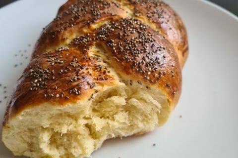 Cliquez pour zoomer ! Brioche tressée à la mie filante Thermomix par ani_2