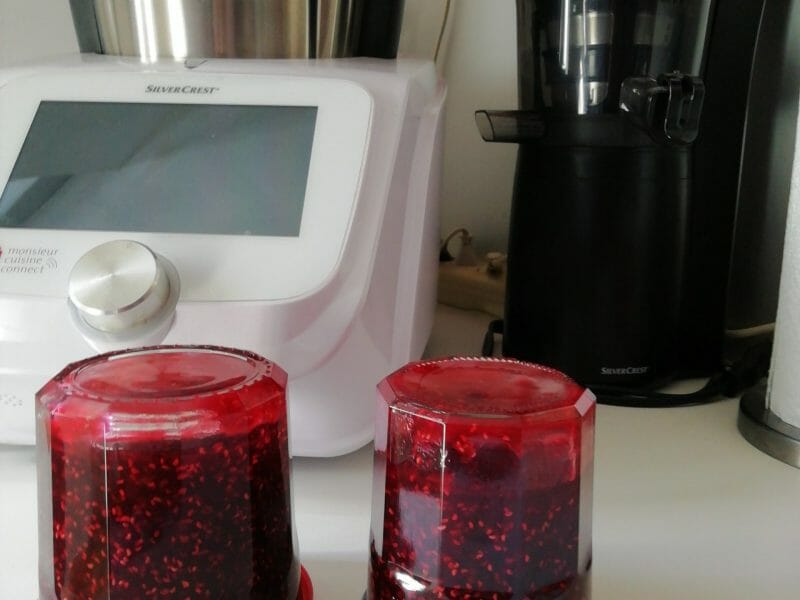 Confiture de framboises au Thermomix - Cookomix