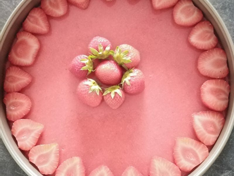 Cliquez pour zoomer ! Bavarois aux fraises Thermomix par natanaella