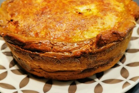 Cliquez pour zoomer ! Gâteau poireaux, lardons et fromage Thermomix par mija