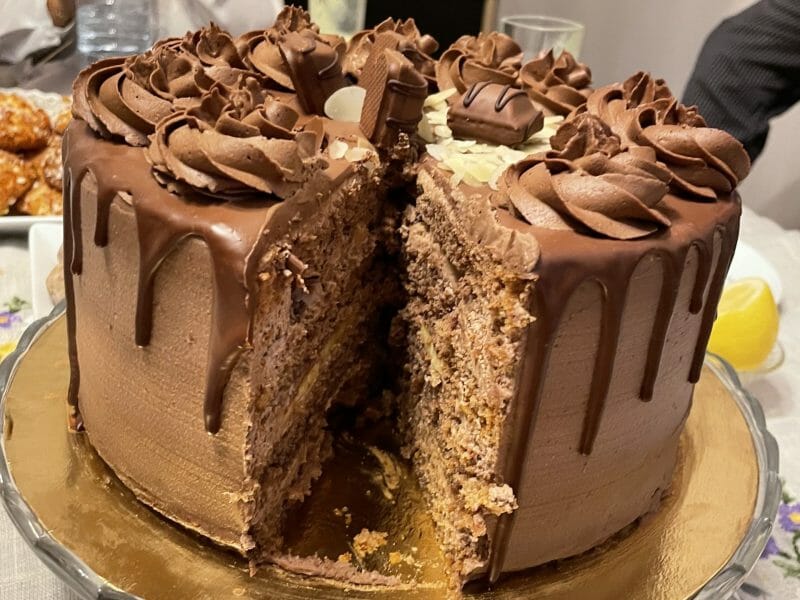 Cliquez pour zoomer ! Layer cake Kinder Bueno Thermomix par glamingirl