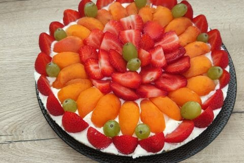 Cliquez pour zoomer ! Tarte aux fraises sans cuisson Thermomix par Manon13