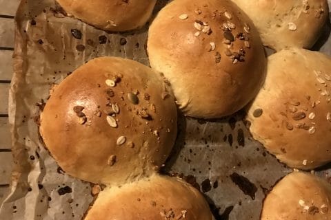 Cliquez pour zoomer ! Pains hamburger Thermomix par carinne33