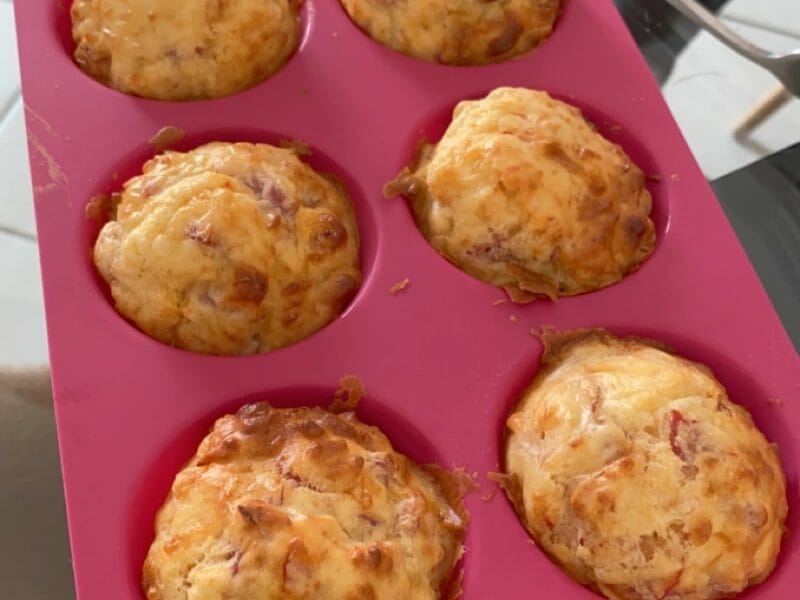 Cliquez pour zoomer ! Mini muffins au comté et aux lardons Thermomix par agatherdn