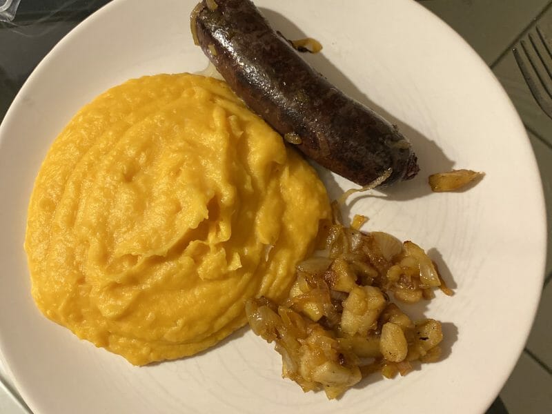 Cliquez pour zoomer ! Purée de pommes de terre et patates douces Thermomix par agatherdn