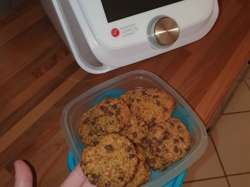 Cliquez pour zoomer ! Cookies au pain rassis et pépites de chocolat Thermomix par agatherdn