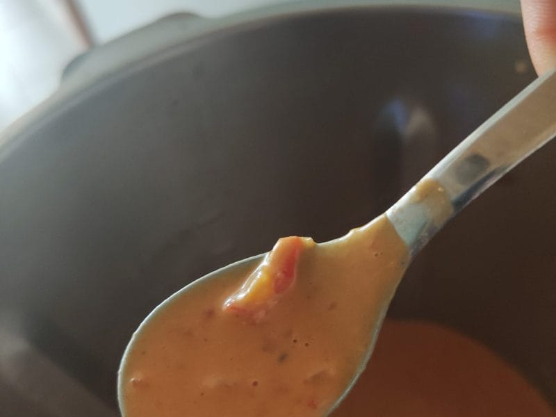 Cliquez pour zoomer ! Poulet à la crème de poivrons Thermomix par walyce