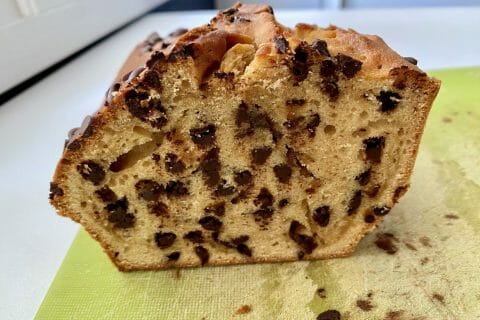 Cliquez pour zoomer ! Plum cake aux pépites de chocolat Thermomix par vanessamacaron