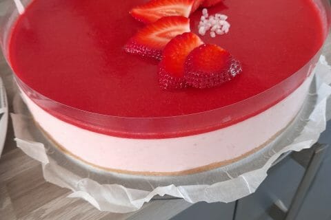 Cliquez pour zoomer ! Bavarois aux fraises Thermomix par virginie2201