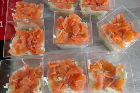 Cliquez pour zoomer ! Verrines saumon avocat Thermomix par virginie2201