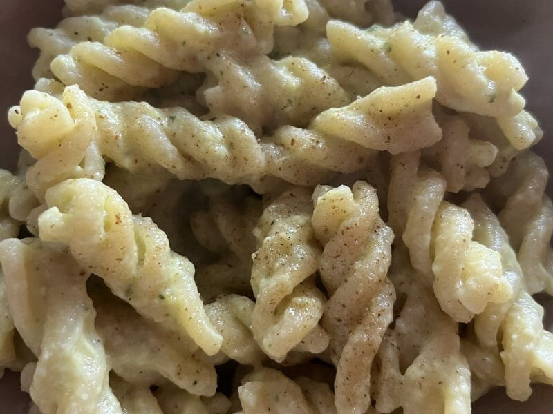 Cliquez pour zoomer ! Farfalle à la crème de courgettes Thermomix par ingrid059