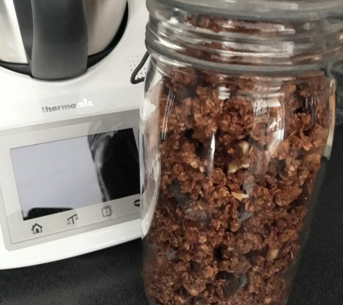 Cliquez pour zoomer ! Granola au chocolat Thermomix par pupu37