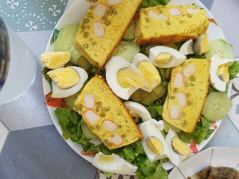 Cliquez pour zoomer ! Terrine de macédoine et surimi Thermomix par Senounou