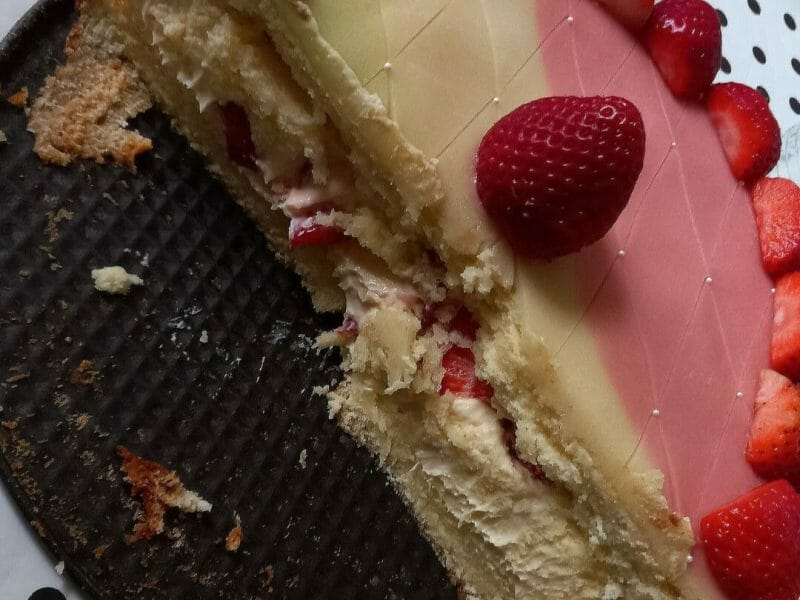 Cliquez pour zoomer ! Fraisier Thermomix par Senounou