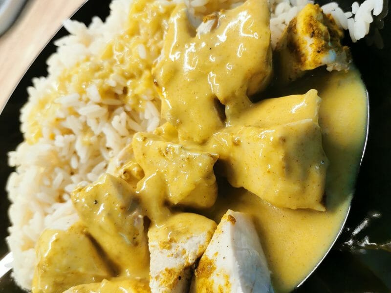 Cliquez pour zoomer ! Blancs de poulet sauce moutarde et curry Thermomix par clesia