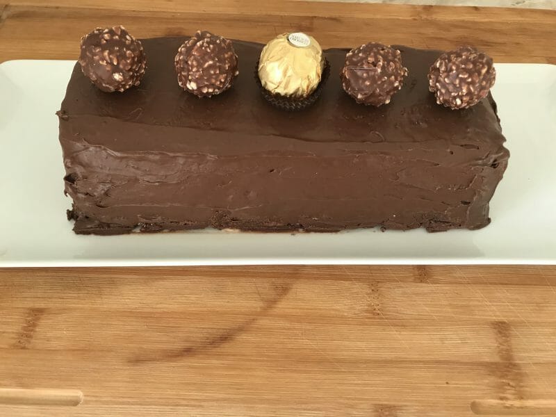 Cliquez pour zoomer ! Bûche Ferrero Rocher Thermomix par Alysse