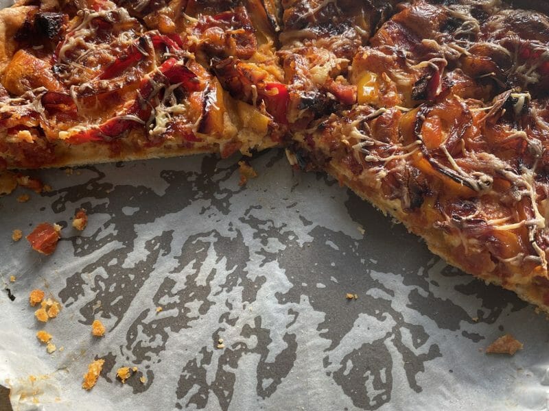 Cliquez pour zoomer ! Quiche poivrons et chorizo Thermomix par fanny_181