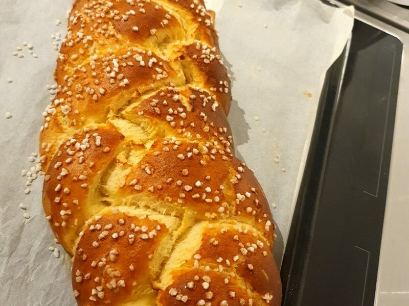Cliquez pour zoomer ! Brioche tressée à la mie filante Thermomix par angelike_1