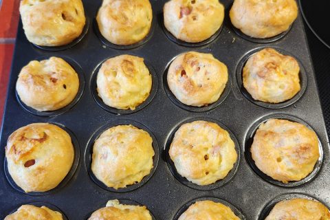 Cliquez pour zoomer ! Crêpes soufflées aux lardons Thermomix par cretoun