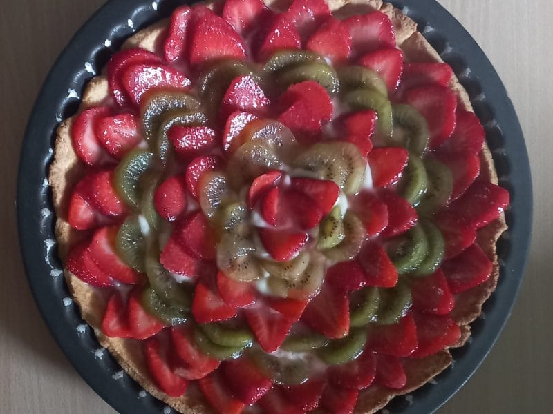 Cliquez pour zoomer ! Tarte aux fraises Thermomix par MB63