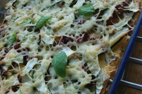 Cliquez pour zoomer ! Polenta au pistou, tomates séchées et courgettes Thermomix par Marie2303