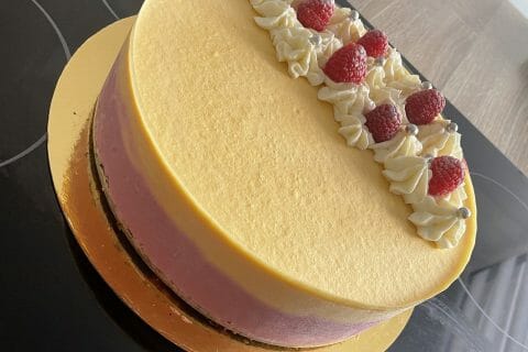 Cliquez pour zoomer ! Bavarois aux framboises Thermomix par fatima68000