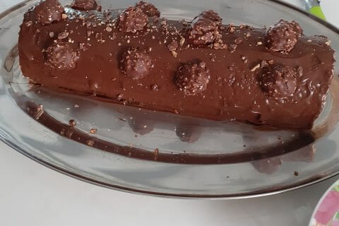 Cliquez pour zoomer ! Bûche Ferrero Rocher Thermomix par kikijojo