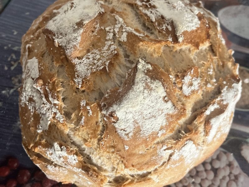 Cliquez pour zoomer ! Pain à la bière et aux noix Thermomix par ccile91