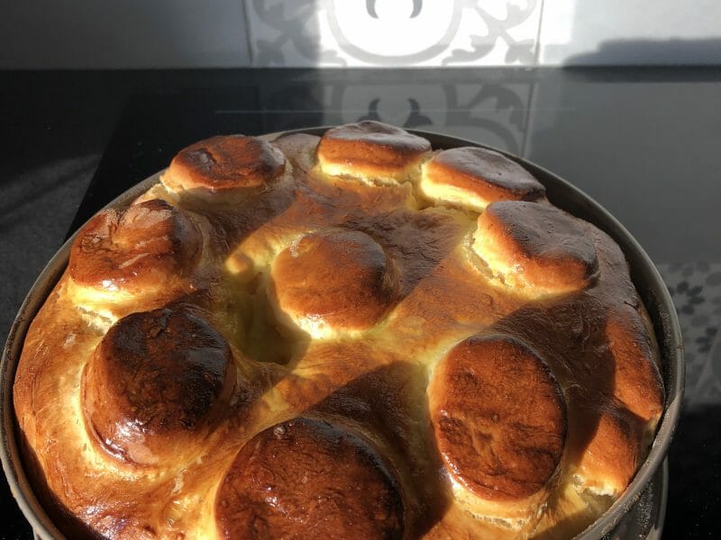 Cliquez pour zoomer ! Brioche aux pommes caramélisées Thermomix par hononono
